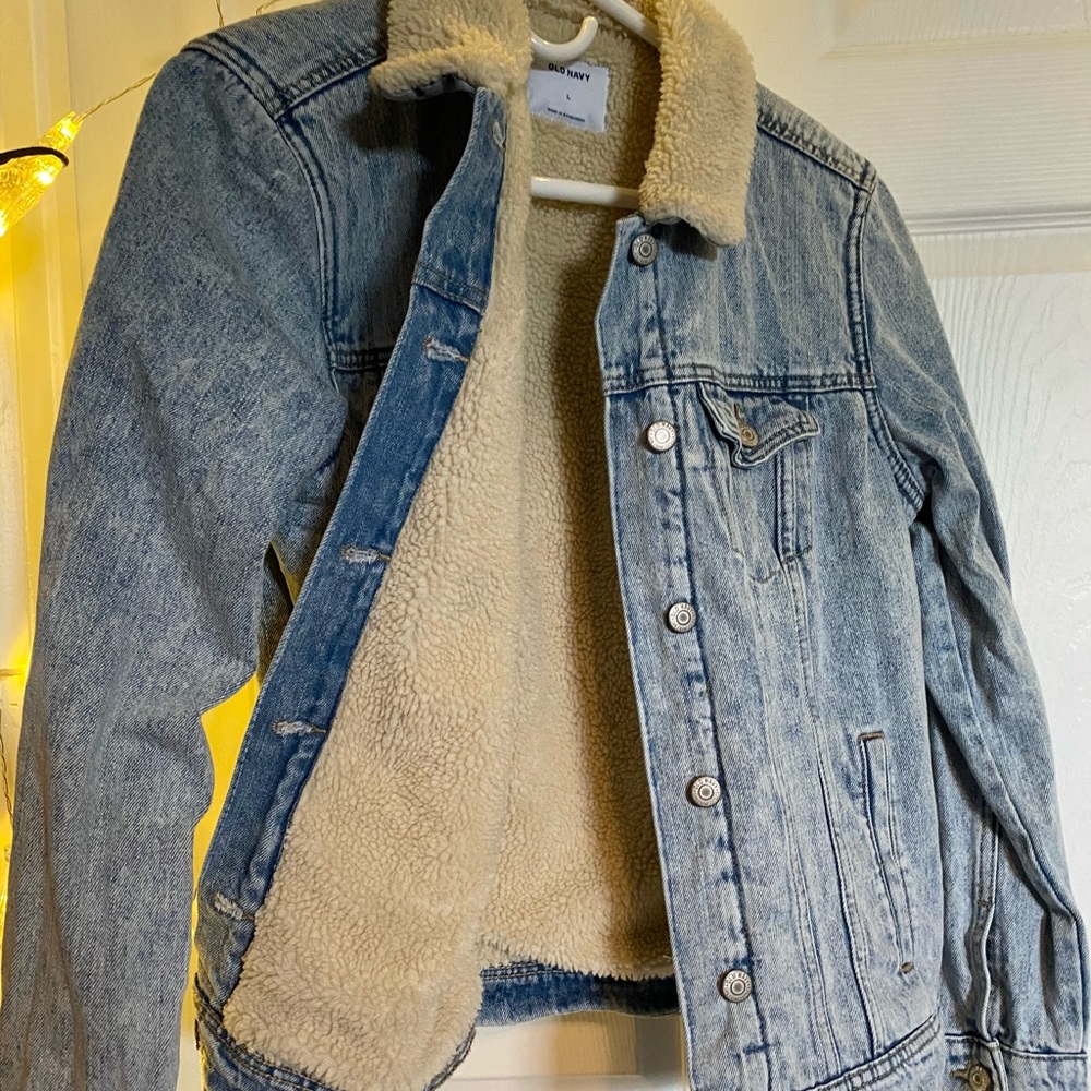 Acid Washed Bomber Jean Jacket